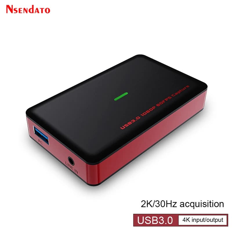 Ezcap371L Scheda di acquisizione video HDMI USB3.0 1080p60 con uscita HDMI in loop, Registratore di gioco HDMI e Mixer per OBS Live Streaming