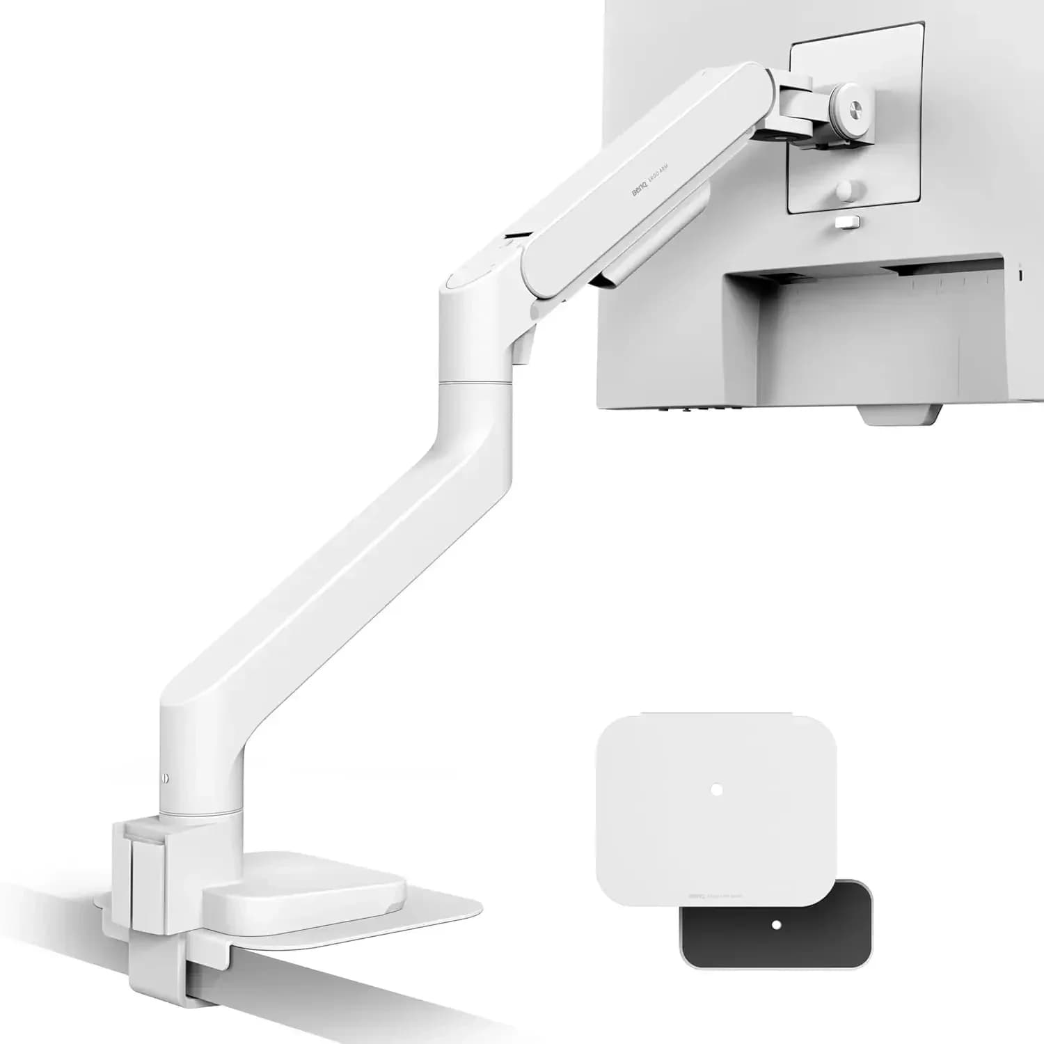 Supporto per Monitor Ergonomico BSH02 - Braccio per Monitor con Molla a Gas per Schermi Fino a 45'' e 44 libbre, Resistente, Installazione Rapida, Senza Deformazioni