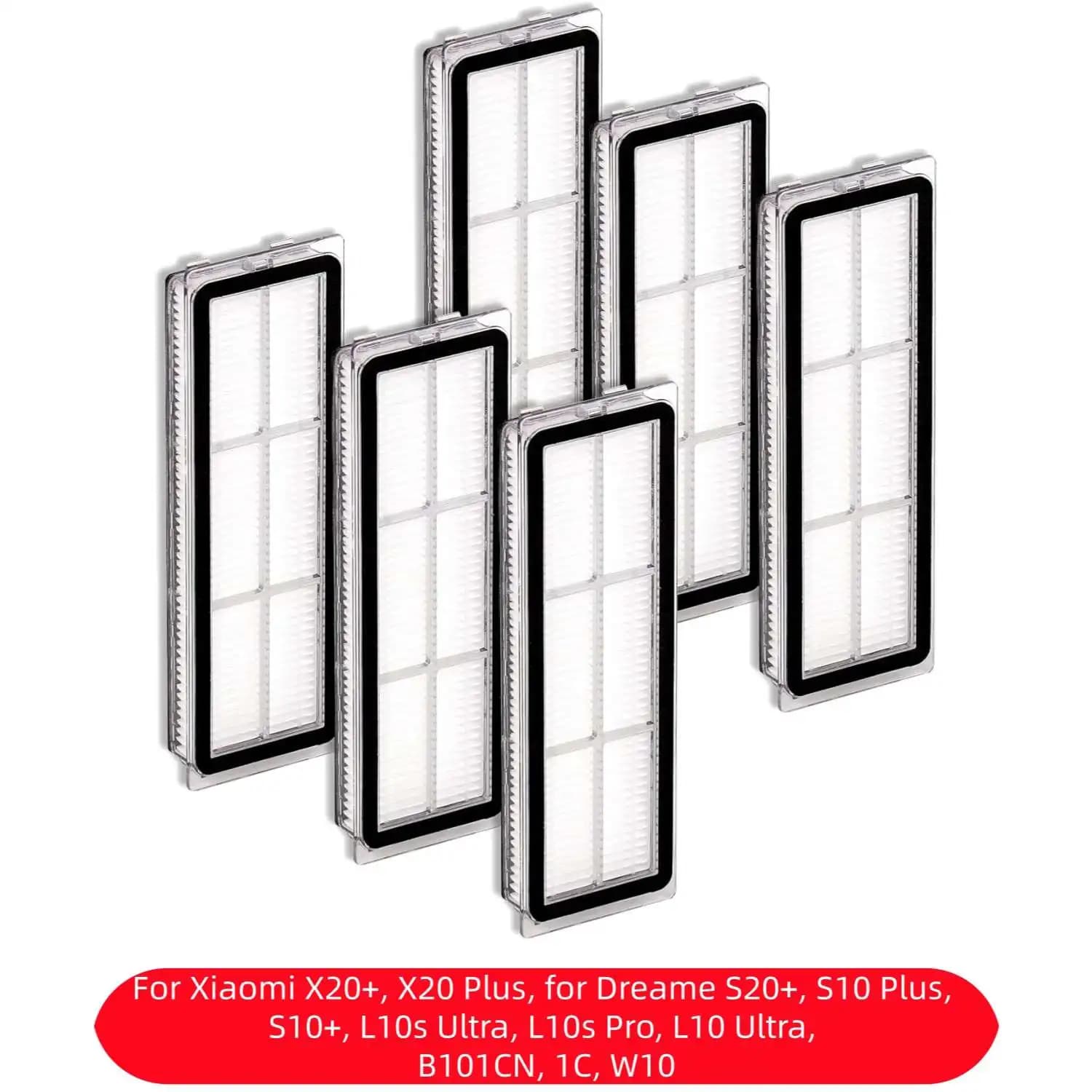 Filtro HEPA per Xiaomi X20+, X20 Plus, per Dreame S20+, S10 Plus, S10+, L10s Ultra, L10s Pro, L10 Ultra Parti di ricambio per aspirapolvere
