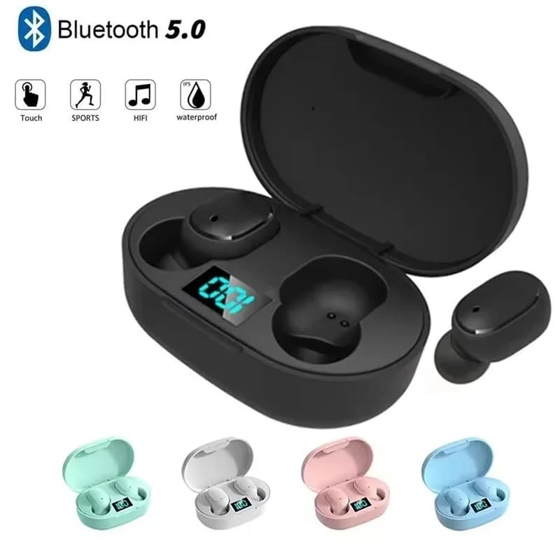 A6S TWS Earphone Wireless Bluetooth Headphones Touch Control Earbuds With HD Mic Earphones Sports Waterproof Headset For iPhone