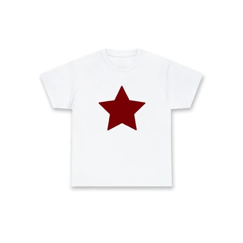 T-shirt in puro cotone di alta gamma per l'estate 2026, di tendenza e dal design di nicchia, abbigliamento versatile globale di successo