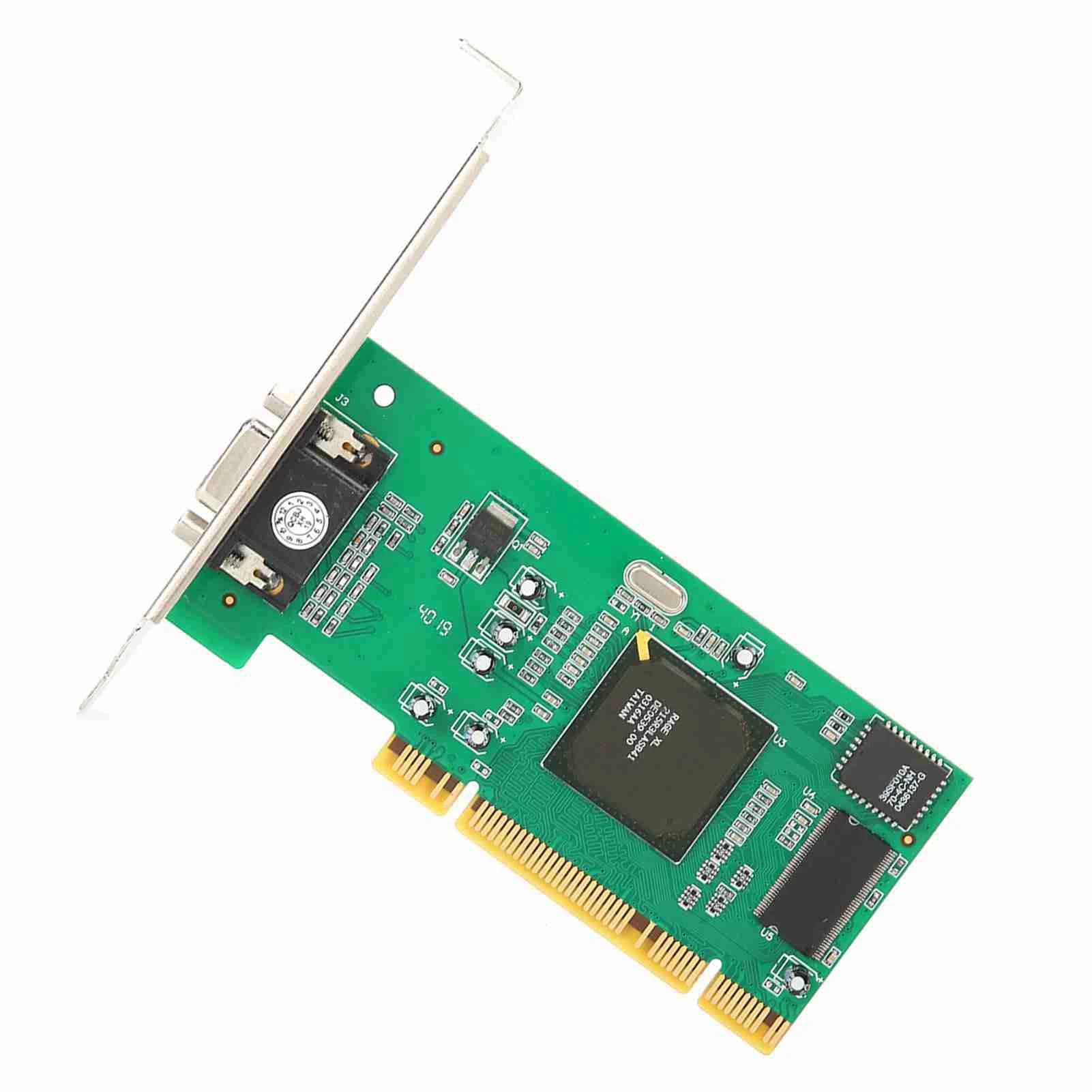 Scheda grafica VGA PCI 8MB 32Bit Accessori per computer desktop Multi Display per scheda VGA ATI Rage XL Scheda grafica PCI Scheda video