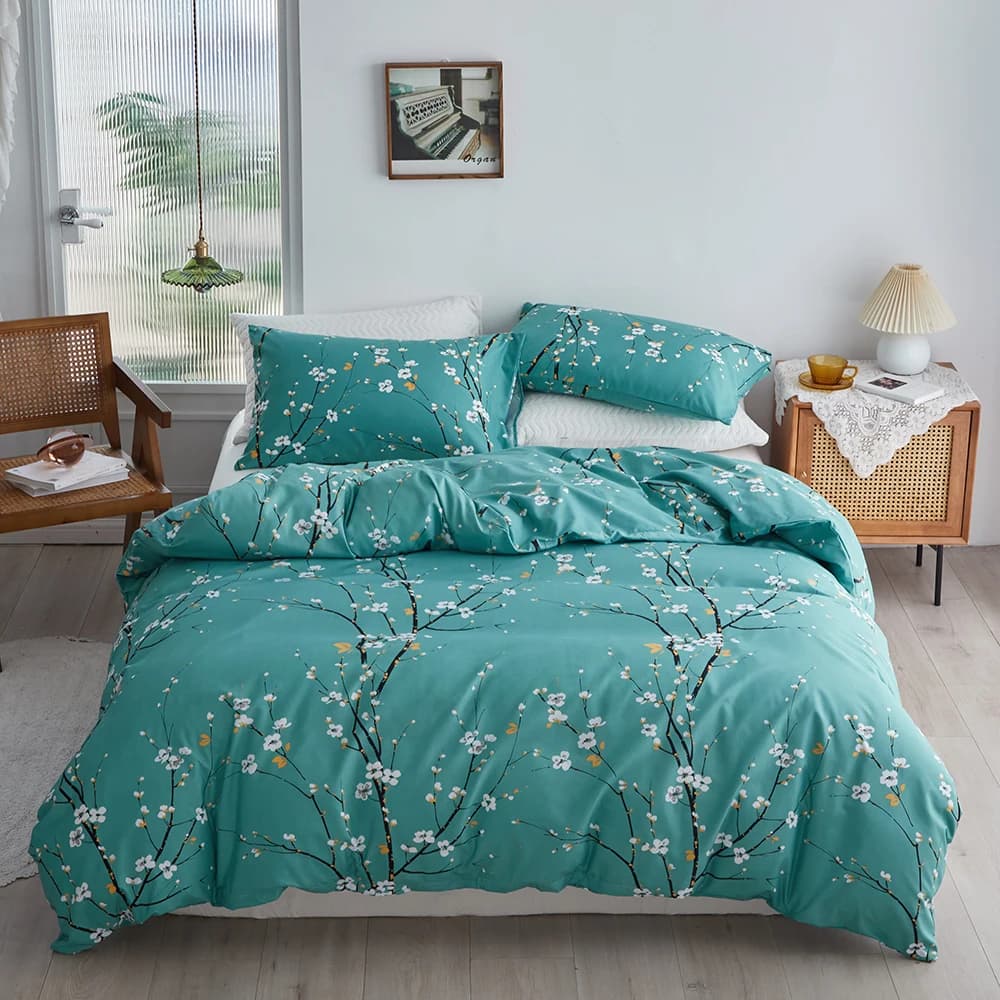 Copripiumino Set biancheria da letto Twin Full Queen King Size 135x200 Copripiumino nordico 240x220 Biancheria da letto matrimoniale singola floreale 200x200