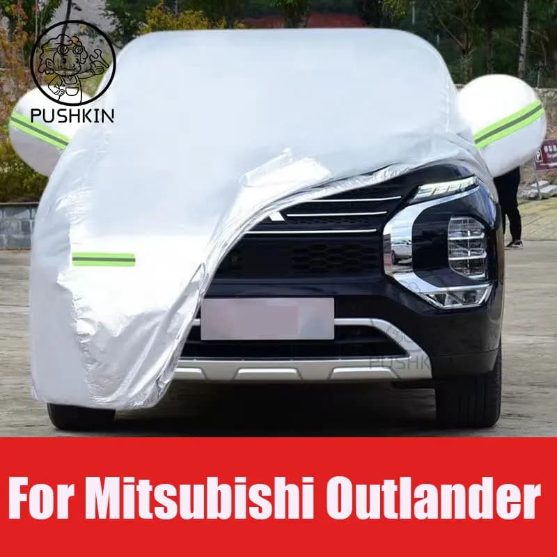 Copertura completa per auto per Mitsubishi Outlander 2024 2025 Anti-UV Parasole Neve Resistente alla pioggia Copertura antivento Adatto per tutte le stagioni