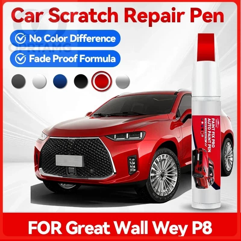 Car Paint Repair Pen For Great Wall Wey P8 Paint Scratch Repair Accessories Purple Black Blue Geen Obsidian Sliver