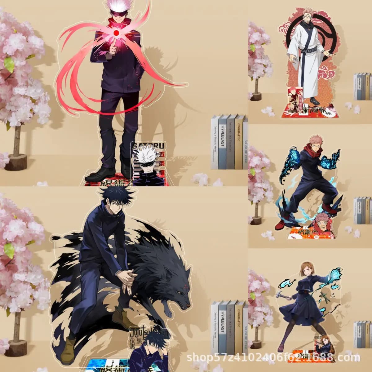 Anime Jujutsu Kaisen Acrilico Stand Nuovo Stile Gojo Satoru Fushiguro Megumi Figura Cute Anime Merchandise Regalo Da Collezione per