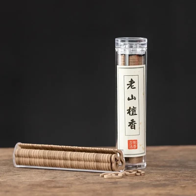 1 Bottle Pure Natural Disk Incense Incense for Mini Incense Burner Meditation Reed Diffuser Plant Extract Sandalwood Incense