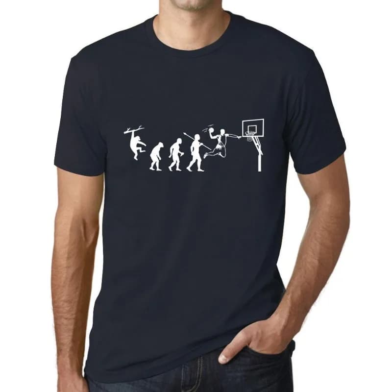 T-shirt da uomo con grafica Evoluzione del basket