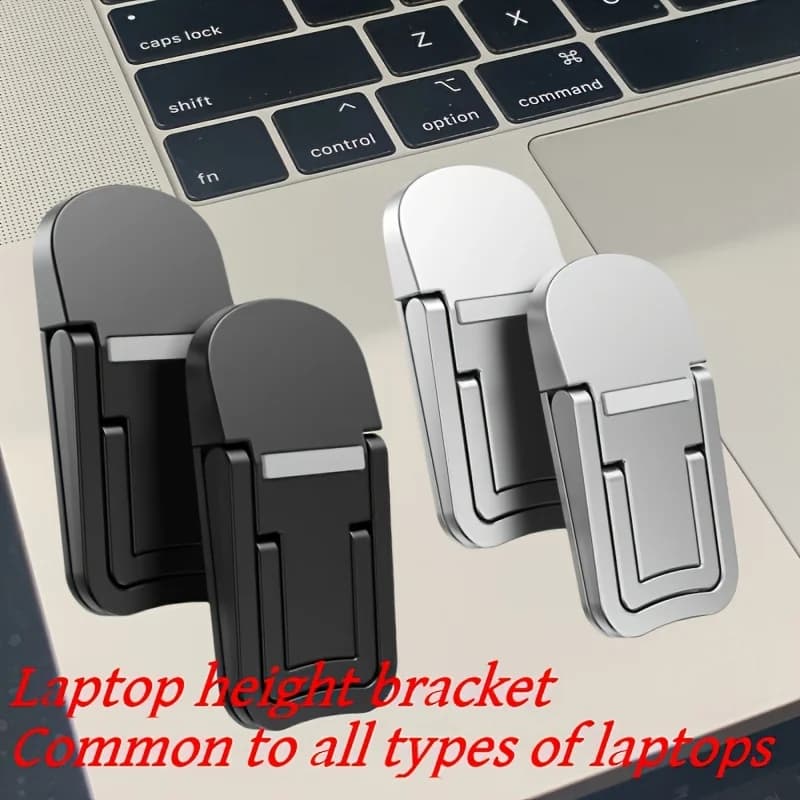 2Pcs Adjustable Folding Laptop Stand Mini Legs Ultra-thin Portable Support Cooling Holder Feet Invisible Bracket