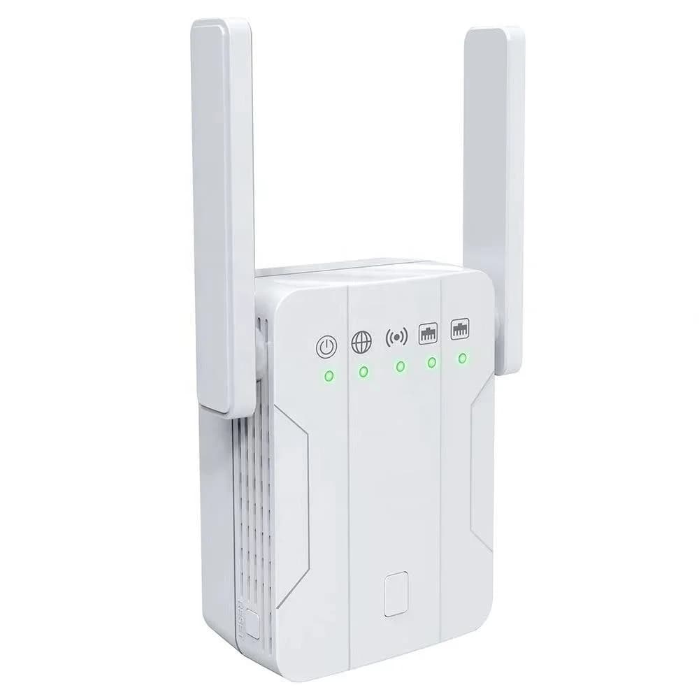 OEM 802.11AC 2.4G 5G Dual Band Wifi Ripetitore 4 antenne esterne 1200Mbps Wireless Booster Extender