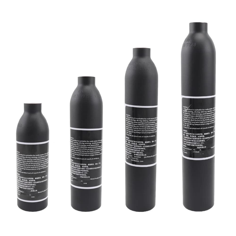 300bar 4500Psi Aluminium Co2 Water Cylinder Tank Air M18x1.5 High Pressure Cylinder Oxygen Soda Drink Gas Bottle Filling