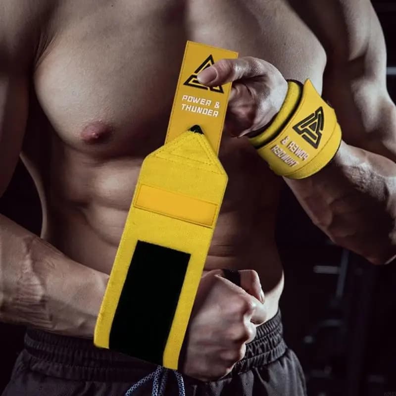 Tutore da polso fitness regolabile per supporto per l'allenamento della Presenta tecnologia antiscivolo e poliestere 69HD
