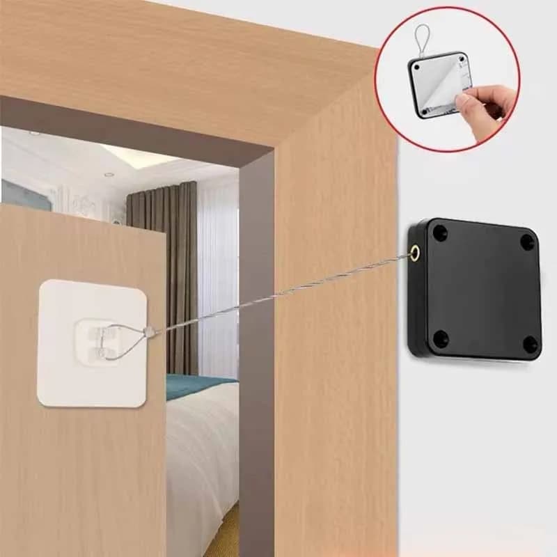Chiudiporta automatico senza perforazione per tutte le porte Hardware 500g-1000g tensione sensore automatico chiudiporta Hardware per mobili