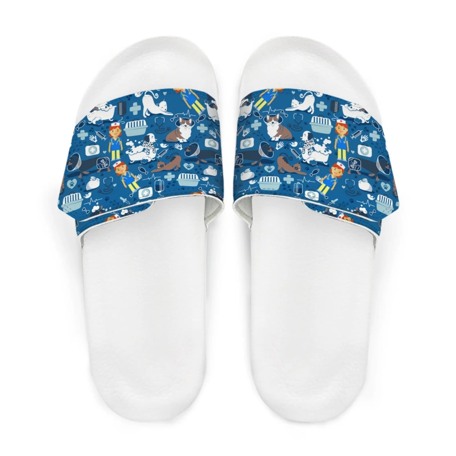 Pantofole estive per donna uomo 2025 bassotto cane stampa donna diapositive sandali scarpe da spiaggia appartamenti da donna pantofola da uomo per interni