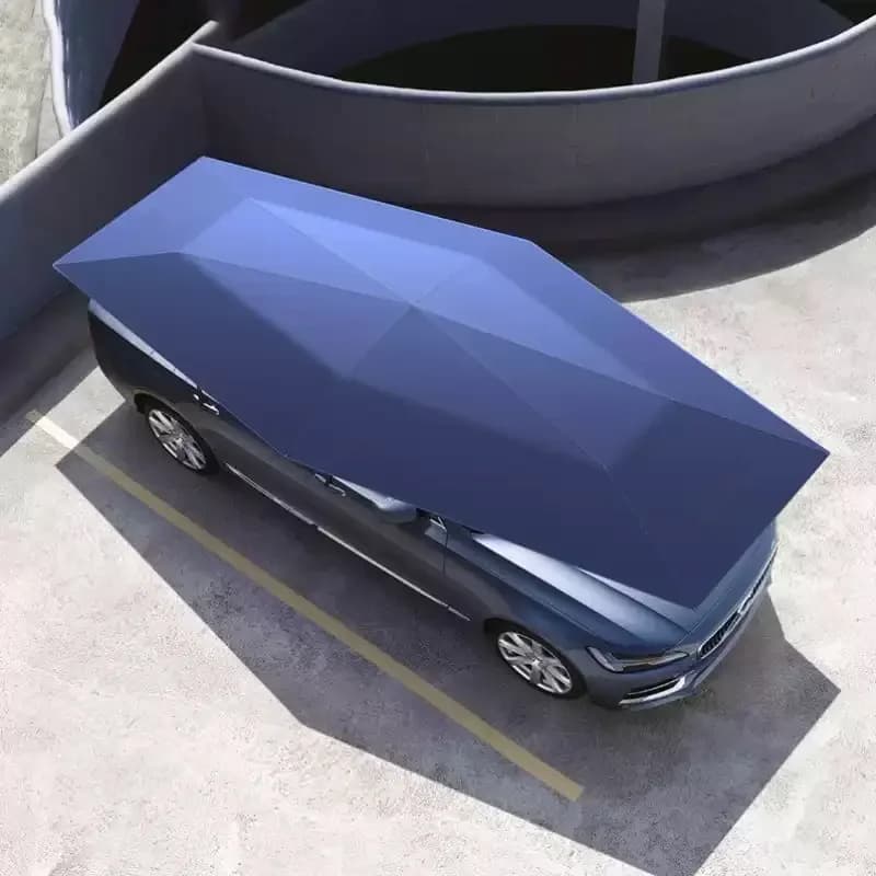 Ombrellone per auto Ombrello Protezione solare Tenda Cortile di casa Parcheggio Ombrellone per auto completamente automatico Parti per tende per auto mobili