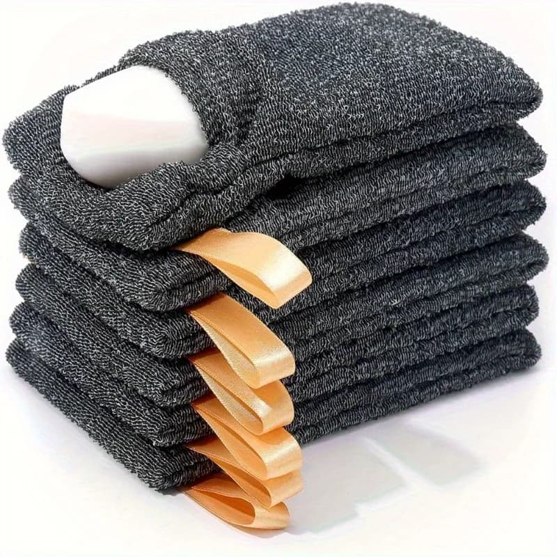 2 soap bags, delicate and rough, soap dish, wash for the body for the bathroom, soap exfoliating bag