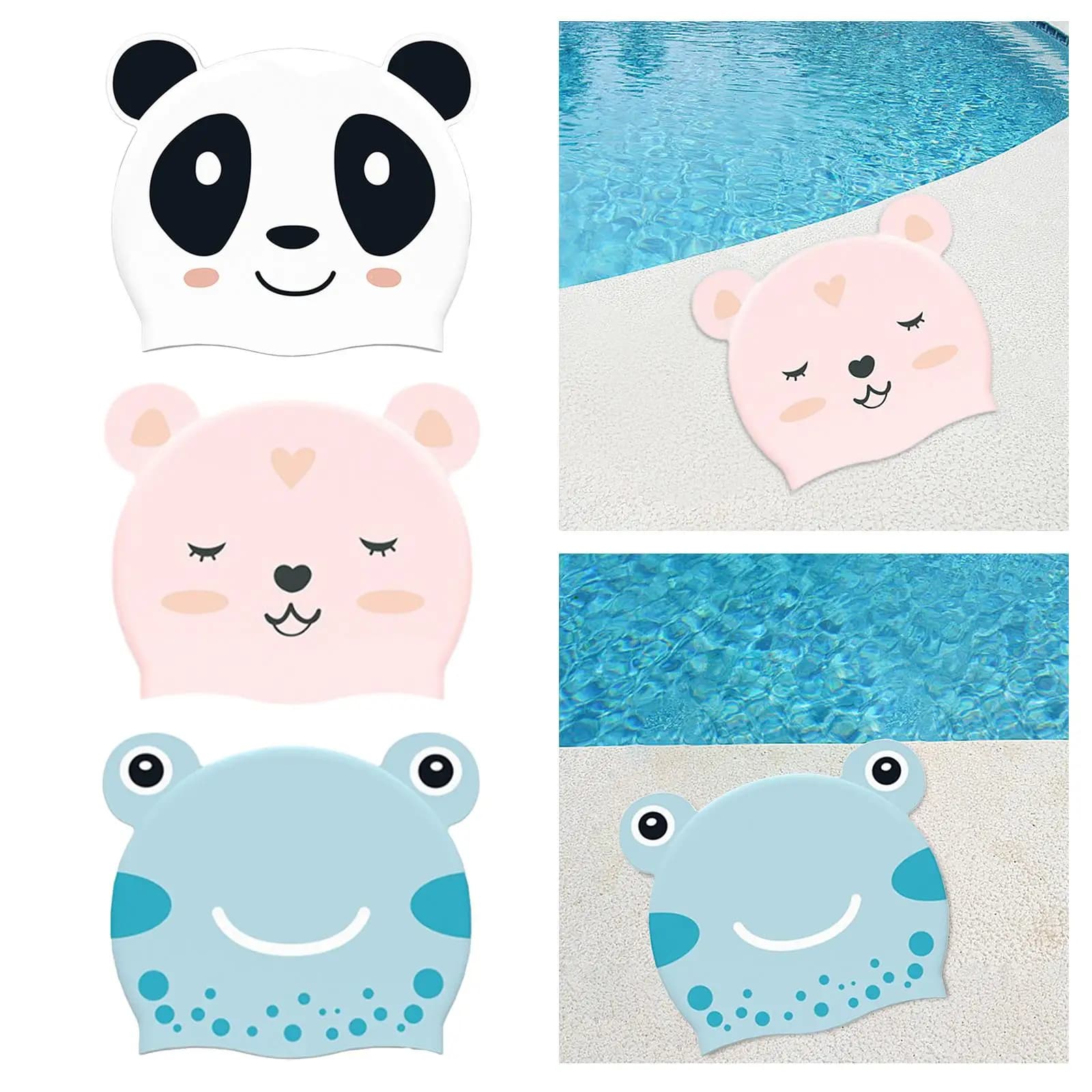 Children's swimming cap Shower head Treck locks Flexible Surf Water sports Running pool Guide Elastic training shower head