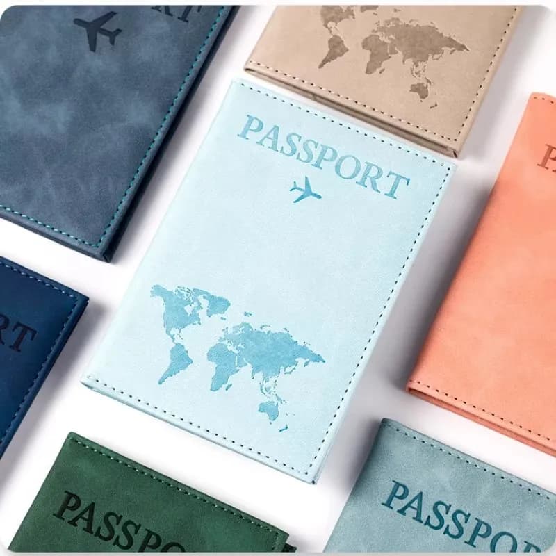 1pc Airplane Passport Cover Case for Women Men Travel Passport Case Cute Passport Wallet Purse Girl Passport Holder