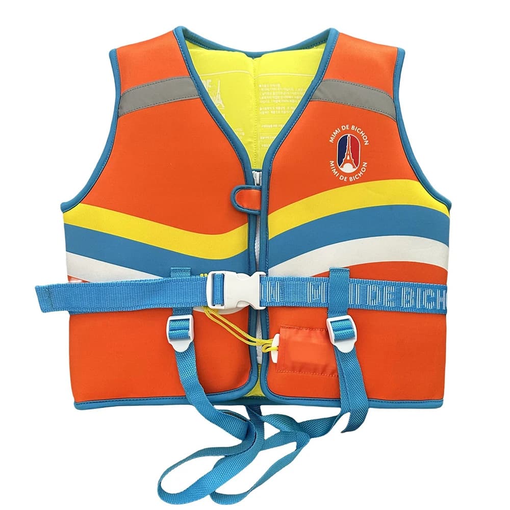 Giubbotto di salvataggio in neoprene per donne e bambini, dispositivi di galleggiamento per sport acquatici adatti per pesca, vela, surf, canottaggio, kayak
