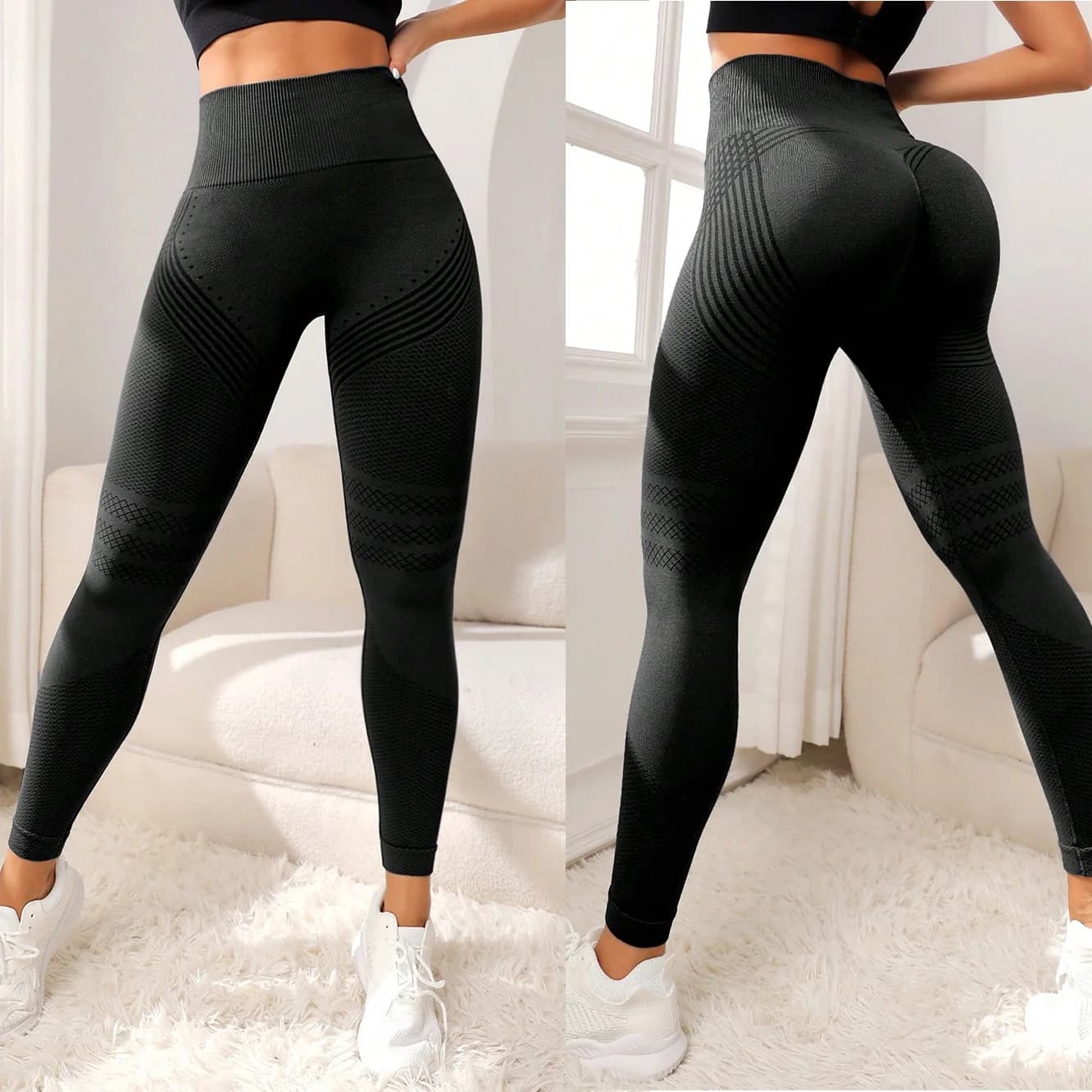 Seamless Leggings for Women Scrunch Butt Lifting Yoga Gym Workout Legging Pants High Waist Running Tights Sports Trousers XS-5XL