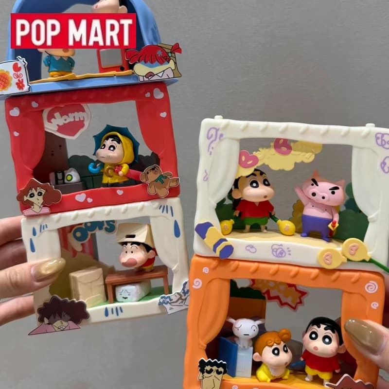 POPMART Crayon ShinChan Inner Child Theater Series Trendy Blind Box Toys Mystery Box Anime Figure Desktop Ornament Surprise Gift
