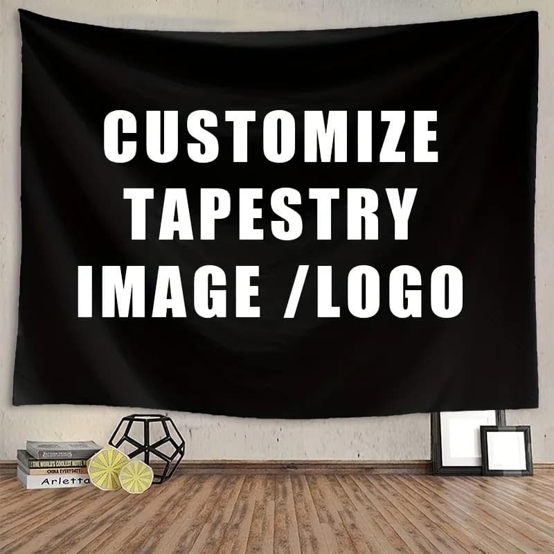 Custom Tapestry Personalized Photo Tapestrys Anniversary, Birthday, Wedding Party Decoration Background Banner Home Decor
