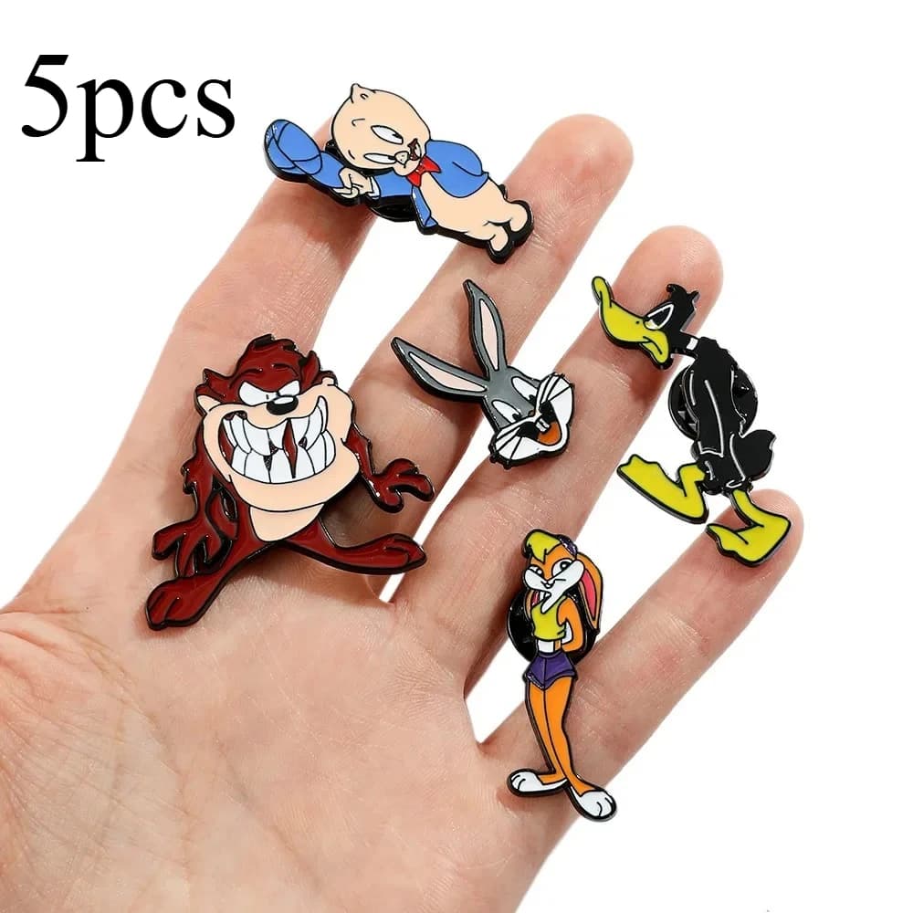 Set di Spille a Forma di Coniglio per Zaini, Spille Decorative in Smalto per Uomo e Donna, Badge a Forma di Coniglio, Accessori Gioiello, Regali per Bambini