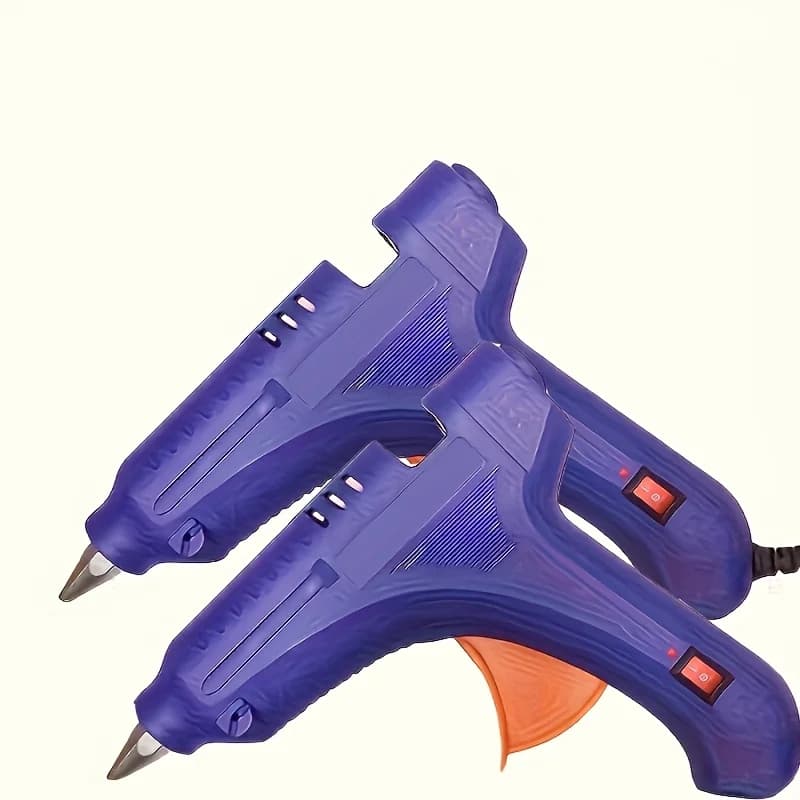 2 Pack Hot Glue Gun with On‑Off Switch DIY Arts Crafts Home Repair Heat Tool