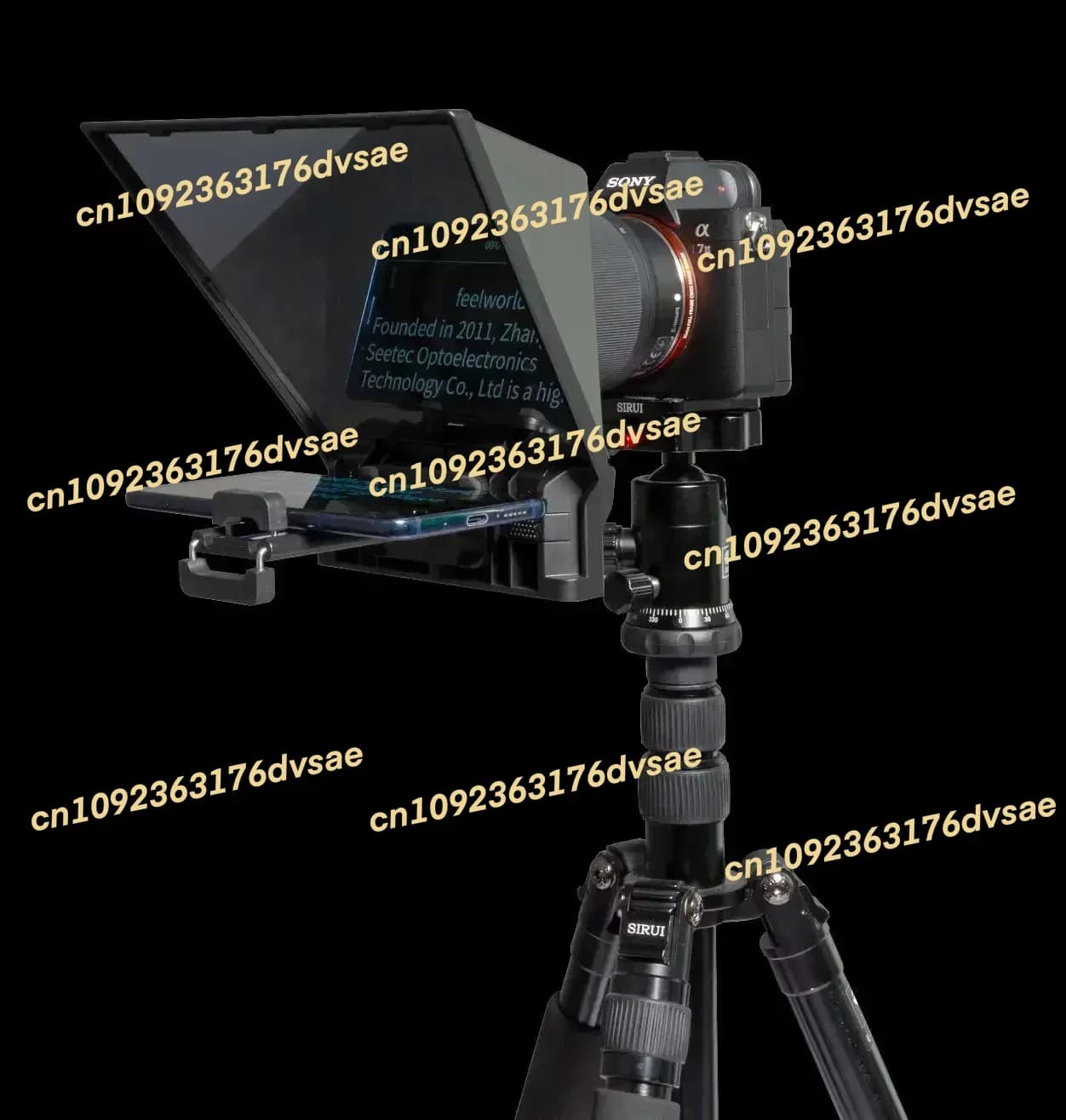 2025FEELWORLD TP2 Remote control and lens adapter Smartphone/Tablet/ DSLR Teleprompter