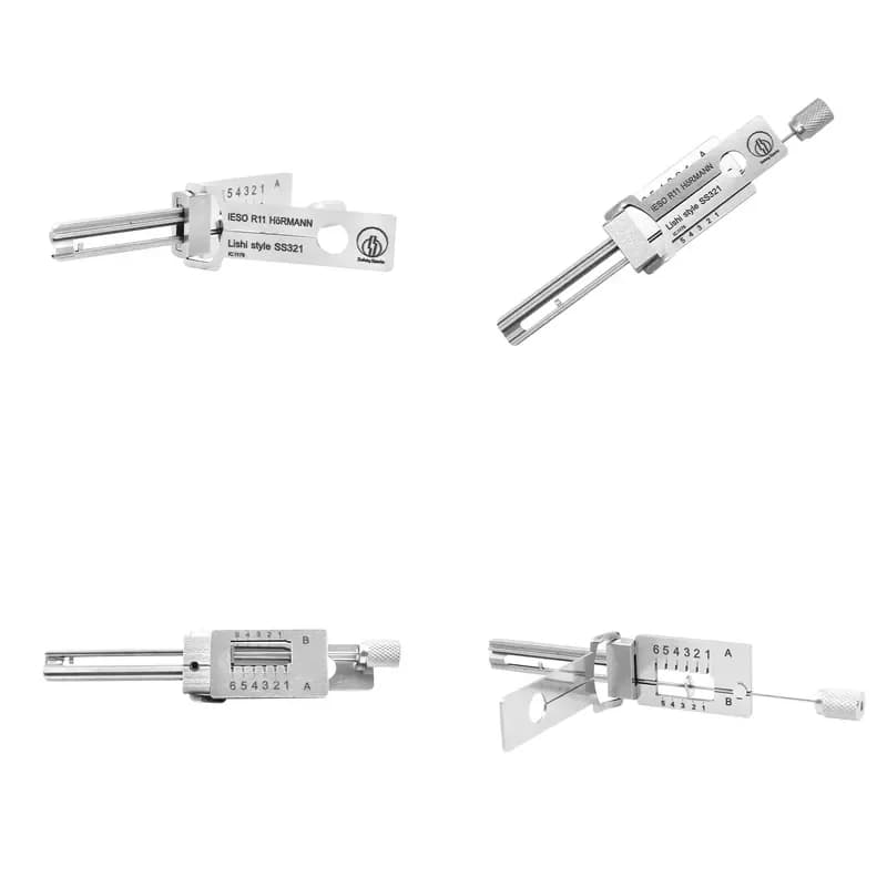 IESO R11 Lishi 2 in 1 Decoder Pick Domestic Opening Tools Set Locksmith Tool