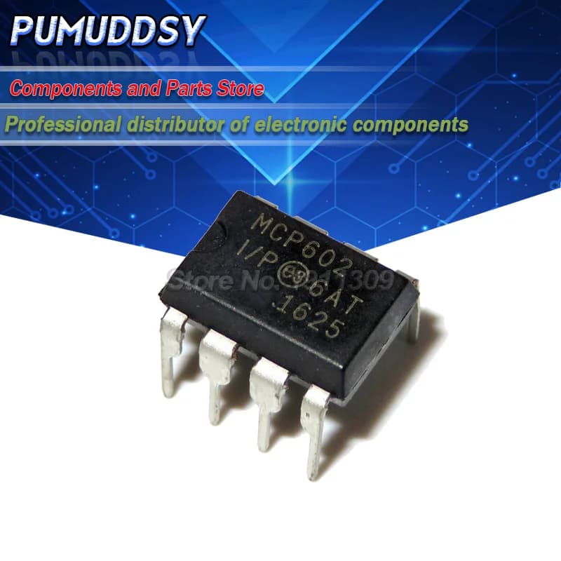 10PCS MCP6002-I/P MCP6004-I/P MCP601-I/P MCP602-I/P MCP6002 MCP6004 MCP601 MCP602 Alimentazione singola CMOS Amplificatori IC