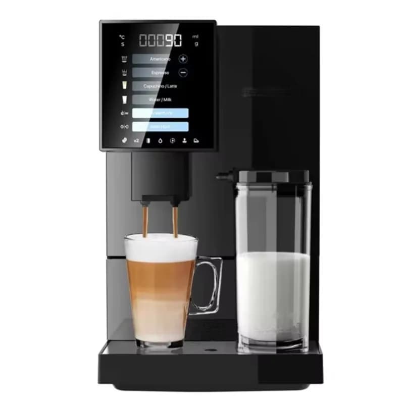 Ethan Hot Sale Intelligent Touch Screen Coffee Machine Bean to Cup Professional Fully Automatic Coffee Machine with Milk Tank