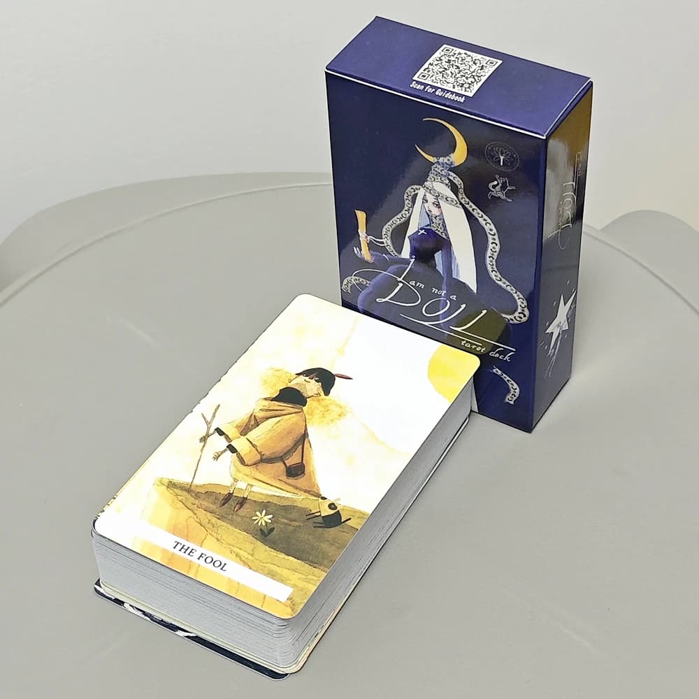 Non sono una bambola Tarocchi 10,3 * 6 cm - 79 pezzi di carte d'arte stravaganti ispirate ai marionette