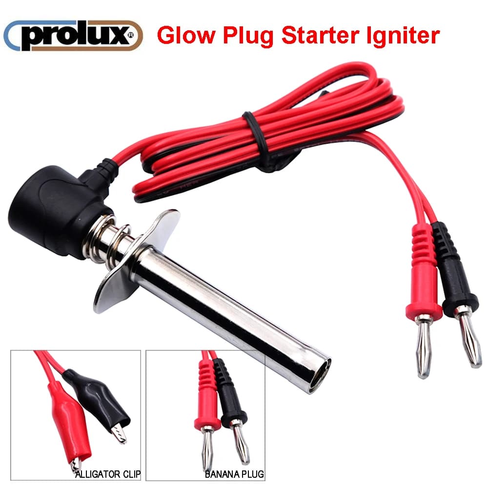 Prolux presa di bloccaggio in plastica spina a Banana o Clip a coccodrillo candela di avviamento accensione per modello di auto RC