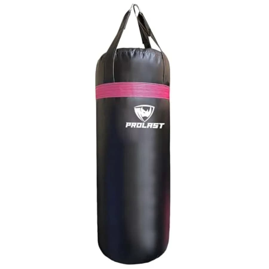 Boxing Bag for Experts and Beginners, Boxing Training Equipment, MMA, Martial Arts, Muay Thai, 3 Feet Suspended Bag and 50 Rhino Logo Print