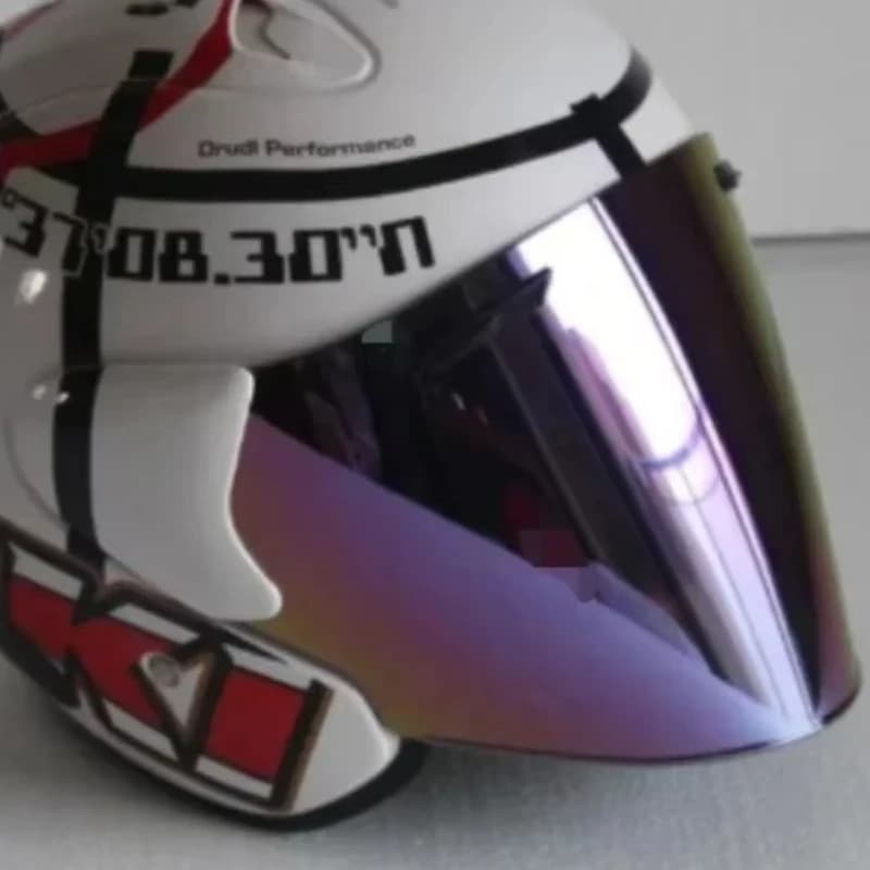 Ram3 Haga Monza White Half Helmet Men and Women Motorcycle Off-Road Summer Helmet Downhill Racing Mountain Cross Casco Capacete