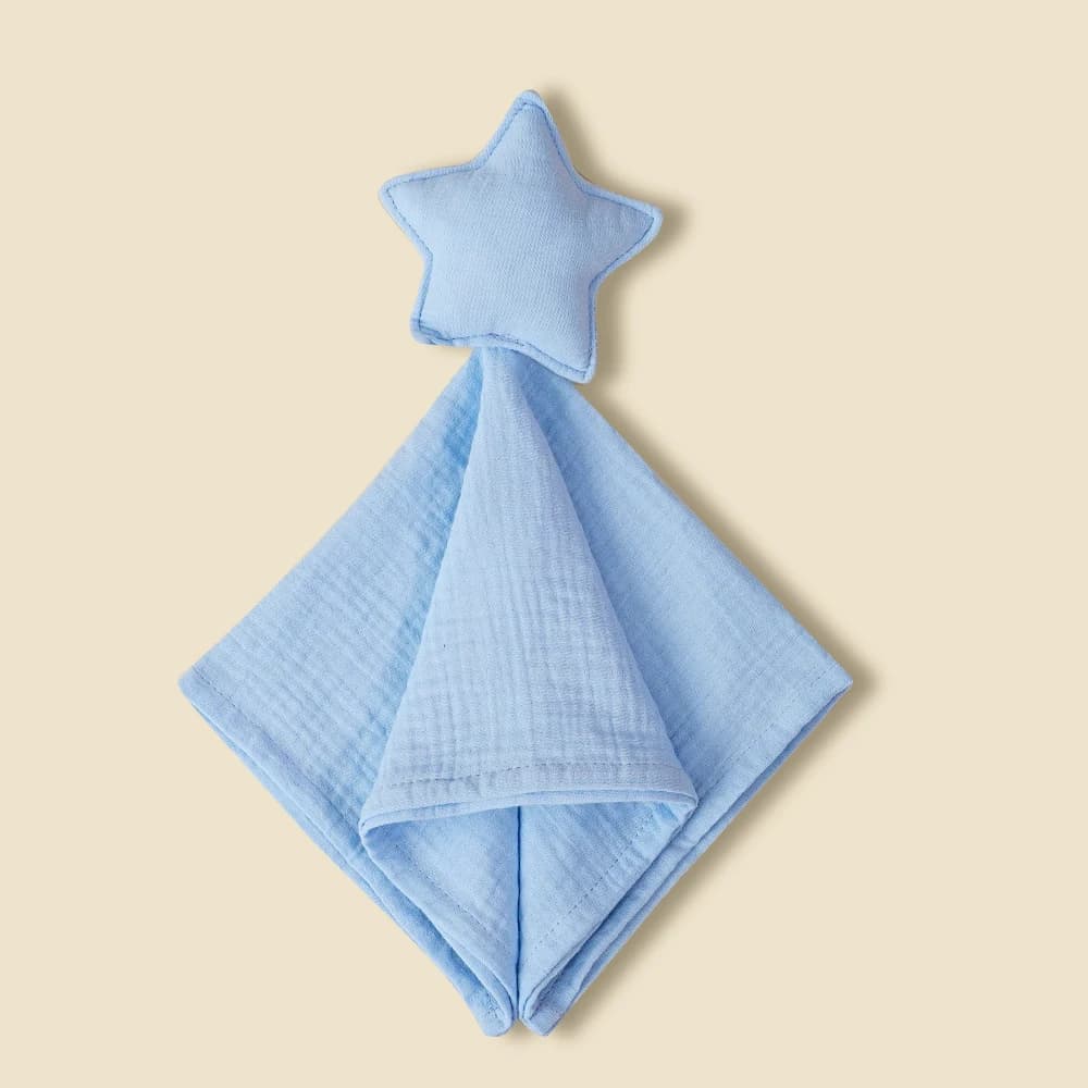 Mussola di cotone per bambini Comoda coperta Simpatico gatto bambola per neonati Bambini Sonno Placare Asciugamano Bambini