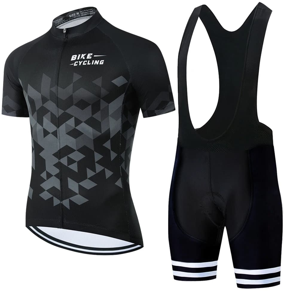 Complete Set Cycling 2026 New: Men's Shorts and Shorts Court, Fast Drying, for Cycling on Road and MTB, with Pockets
