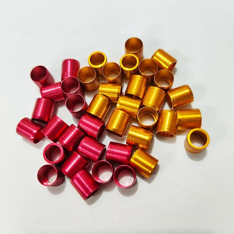100 Pezzi Anelli Antiesplosione per Frecce ID7.6mm, Collari per Frecce O.D.8.3 per Protezione Asta
