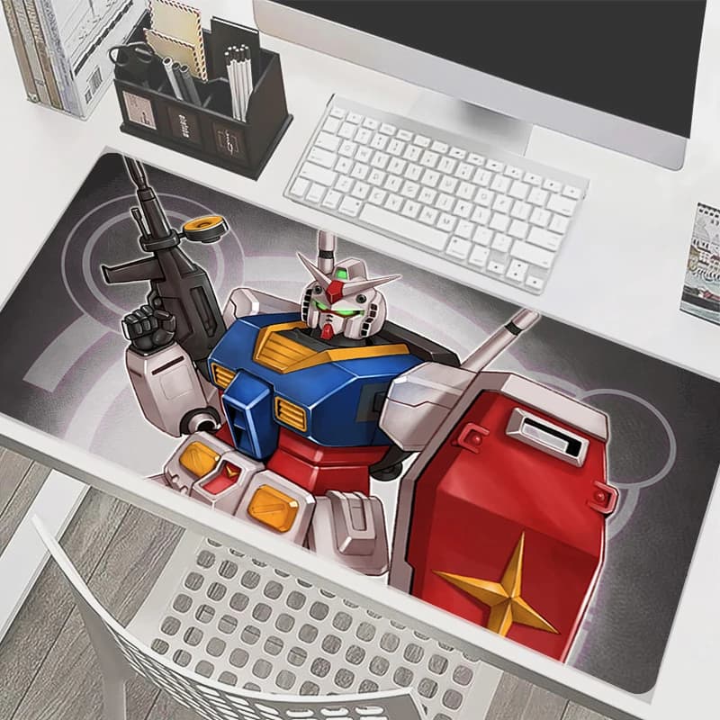 Carpet for Mouse 90x40cm Mechanical Warrior RX-78-2 G-gundam Large Rubber Gaming Keyboard Tapis Souris Mousepad for Gaming