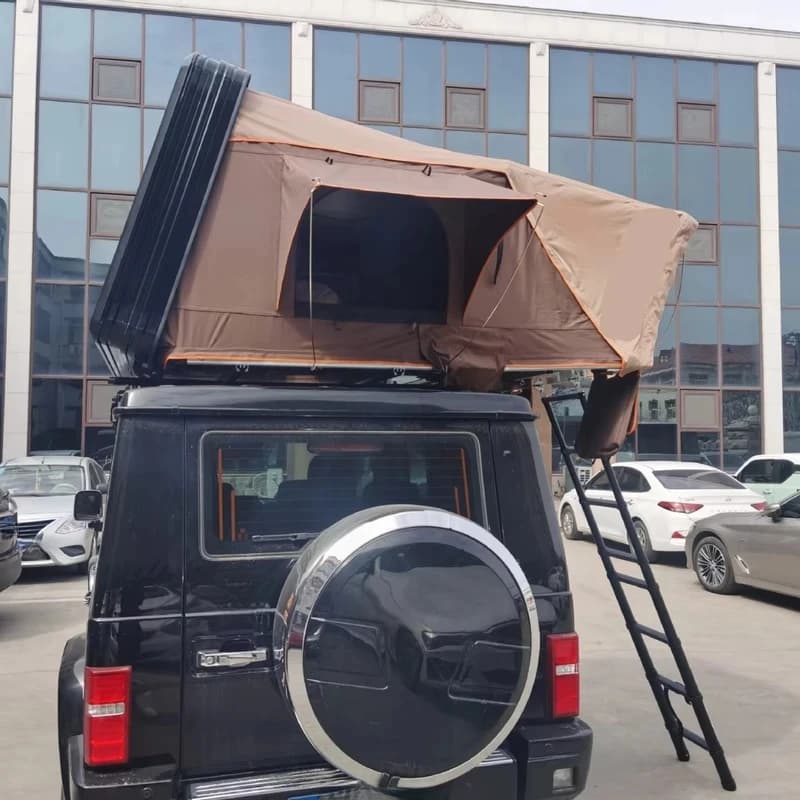Tenda da Tetto per Auto Impermeabile per Esterni, Tenda Rigida per SUV 4 Posti, Tenda da Tetto per Auto 4x4 per Campeggio