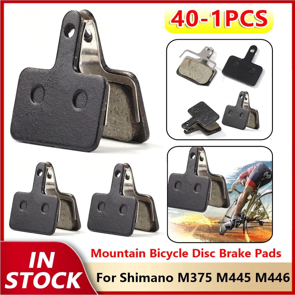 40-1PCS Pastiglie Freno A Disco In Resina Semimetalliche MTB Pastiglie Freno Idrauliche Resistenti All'usura per SHIMANO Pastiglie Freno Per Bicicletta per M525 M395