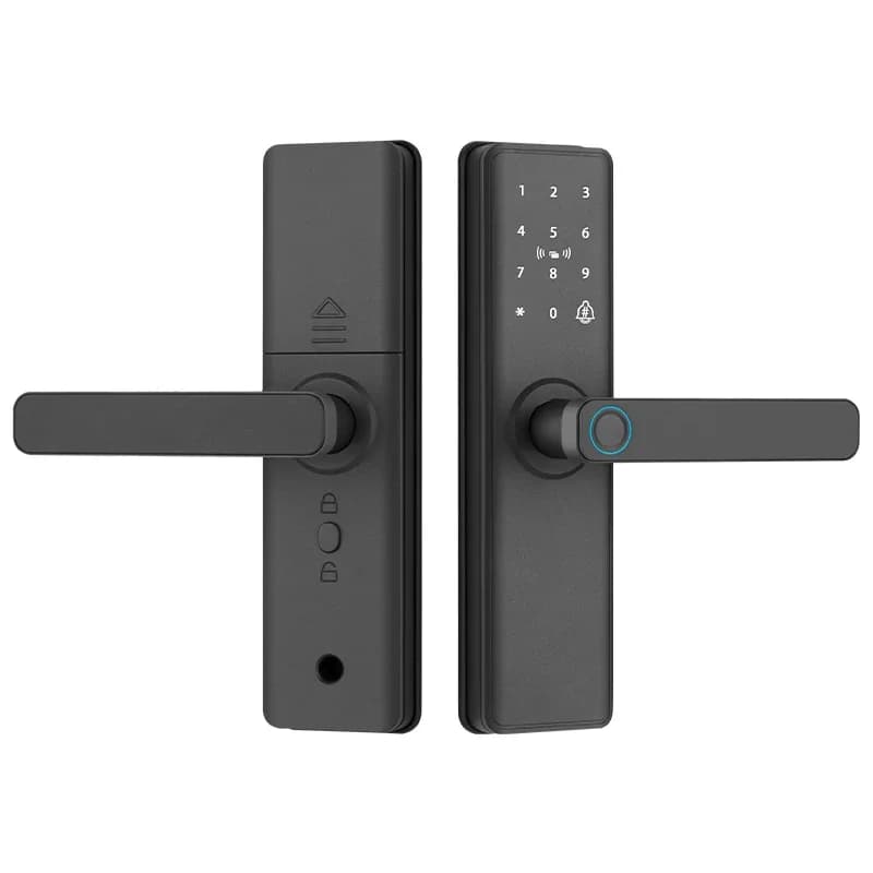 Serratura Intelligente F18-TT con Impronta Digitale, Accesso Senza Chiave, Controllo Remoto tramite App TT Lock, Serratura Digitale di Sicurezza per Porte in Legno