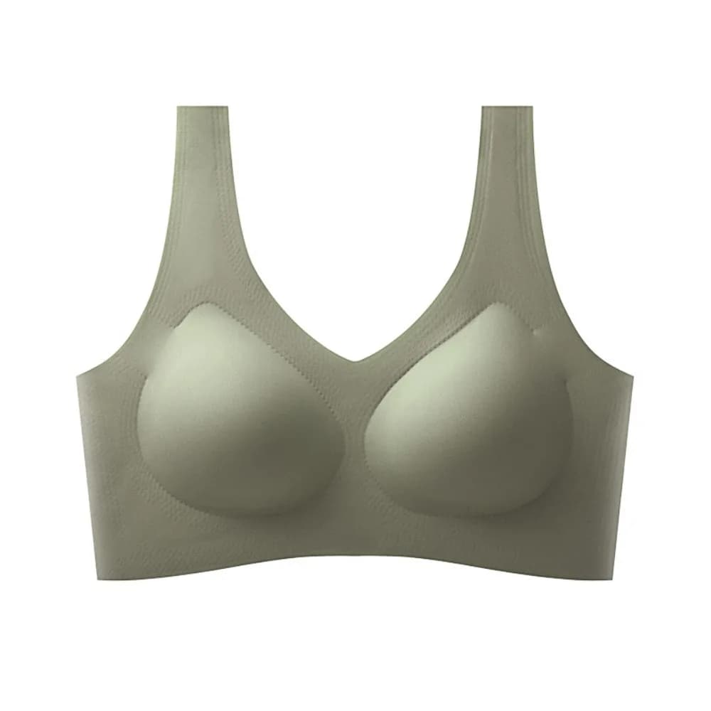 Reggiseno Comodo e Aderente Senza Cuciture, Antiurto, Senza Ferretto, Anti-cedimento, con Schiena Bella, per Donne e Ragazze