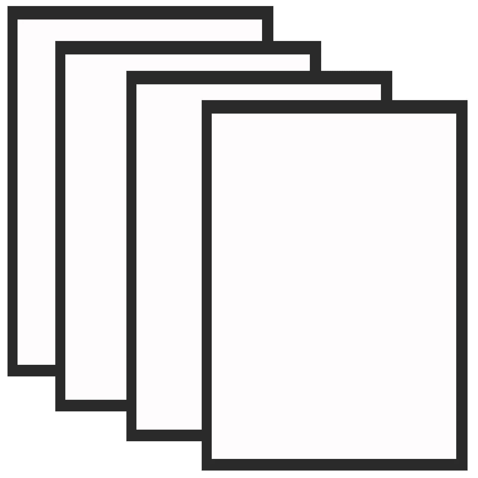 Set di 4 Cornici Magnetiche Autoadesive Creative per Esposizione di Disegni con Diamanti, Decorazione da Parete o Scrivania, Idea Regalo