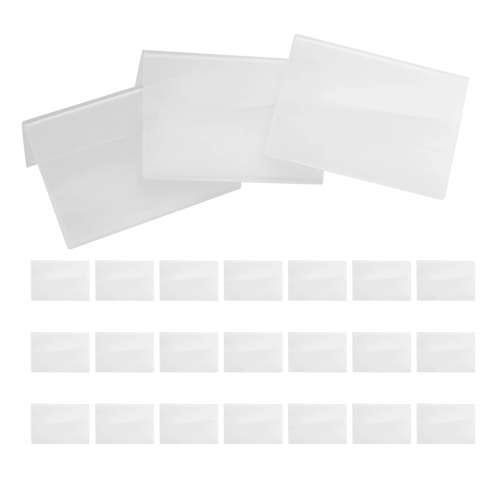 Elegante-30 pezzi porta display cartello prezzo nome carta tag mini etichetta cartello custodia da banco 6 cm x 4 cm