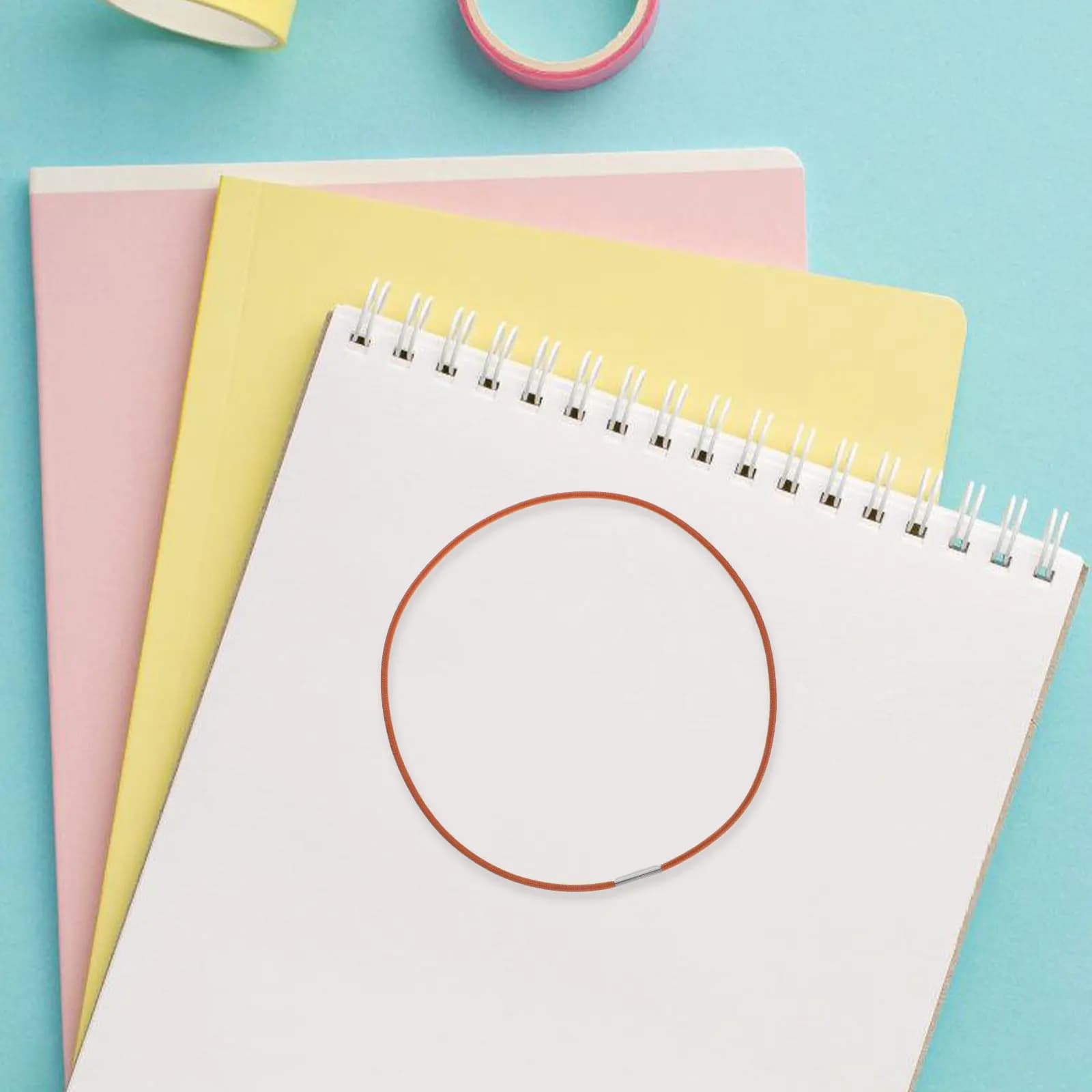 10 Pezzi Elastici per Quaderni, Chiusure in Nylon Estensibili per Agende, Diari, Rilegature e Accessori per Organizzazione