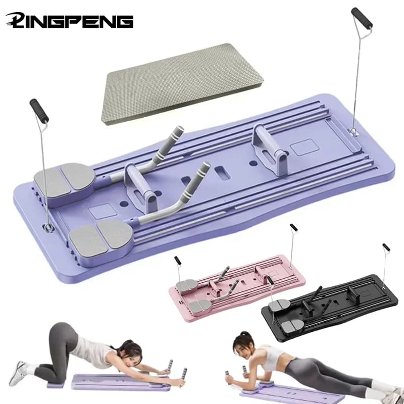Multi-Purpose Foldable Pilates Reformer Board Set Pilates Equipment Ab Exercise Abs Roller for Home