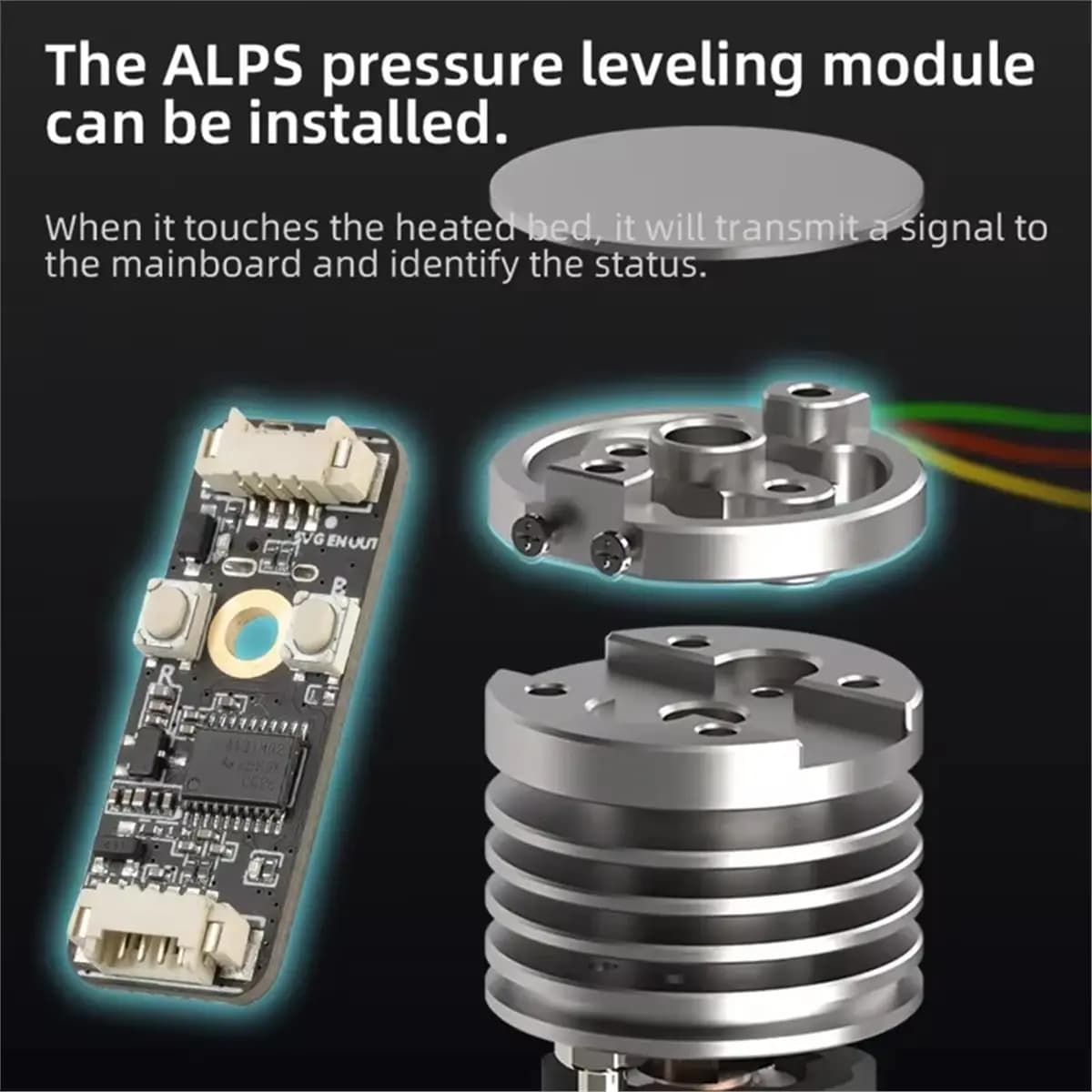 [VALUE PACK]High HeatCore 4 UHF Lite ALPS Hotend Smart Leveling Nozzle Probe for Blv Vzbot Hevort DIY 3D Printer