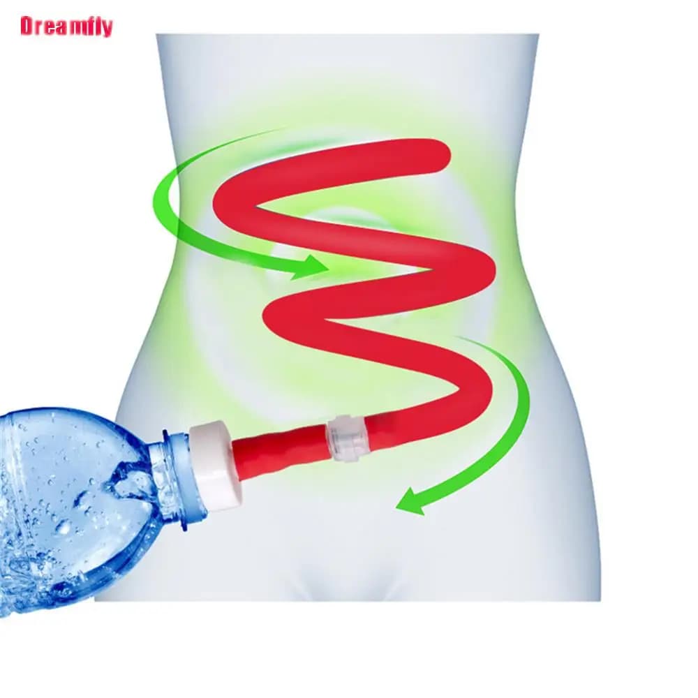 25cm/50cm pugno anale Gel doccia Silicone clistere siringa doccia anale pulizia testa perline anali Butt Plug ugello punta rubinetto Gay